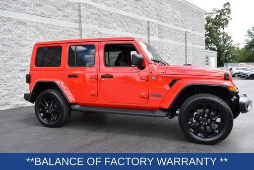 Firecracker Red Clearcoat 2025 Jeep Wrangler 4xe Sahara