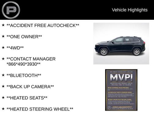 Diamond Black 2018 Jeep Cherokee Latitude Plus