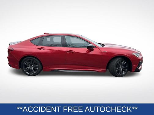 Red 2021 Acura TLX A-Spec