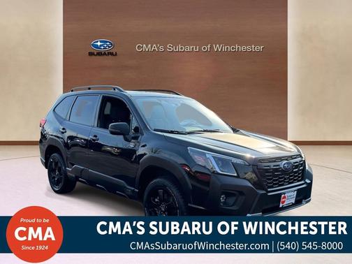 Crystal Black Silica 2023 Subaru Forester Wilderness