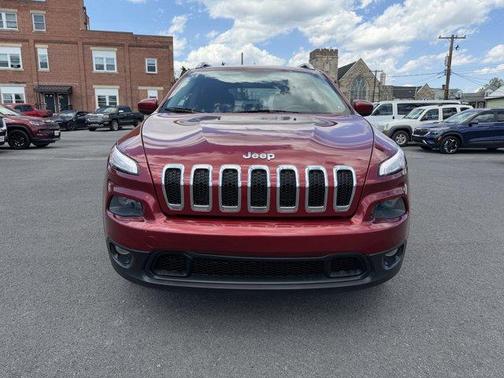 Deep Cherry Red Crystal 2014 Jeep Cherokee Latitude