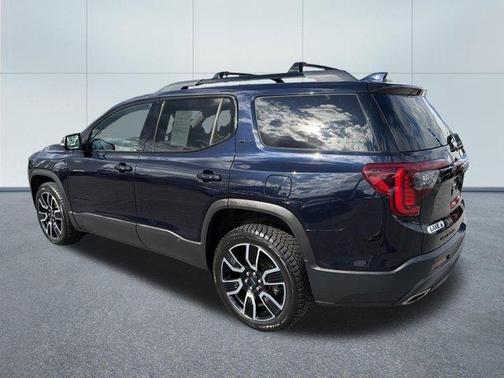 Blue 2021 GMC Acadia SLT