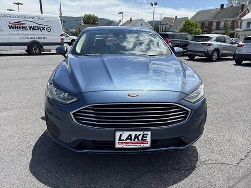 Blue Metallic 2019 Ford Fusion SE