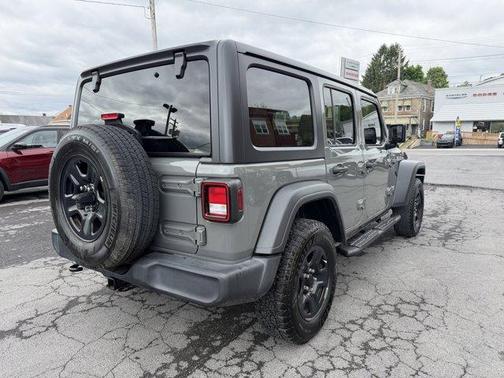Gray 2018 Jeep Wrangler Unlimited Sport