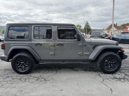 Gray 2018 Jeep Wrangler Unlimited Sport