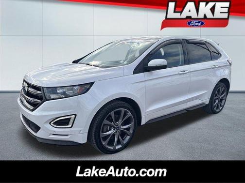 White Platinum 2016 Ford Edge Sport