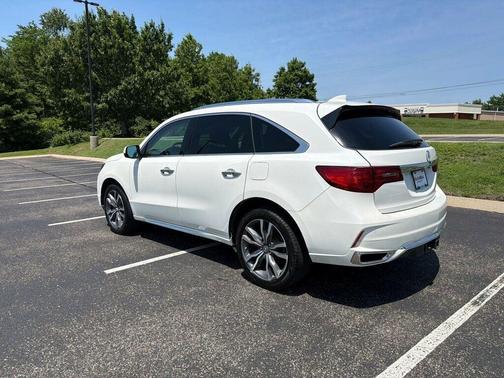 White Diamond Pearl 2019 Acura MDX 3.5L w/Advance Package