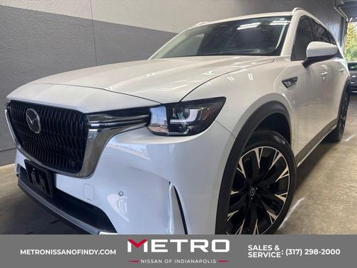 Rhodium White Premium 2024 Mazda CX-90 PHEV Premium