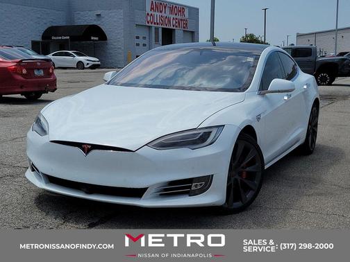 Pearl White Multi-Coat 2018 Tesla Model S P100D