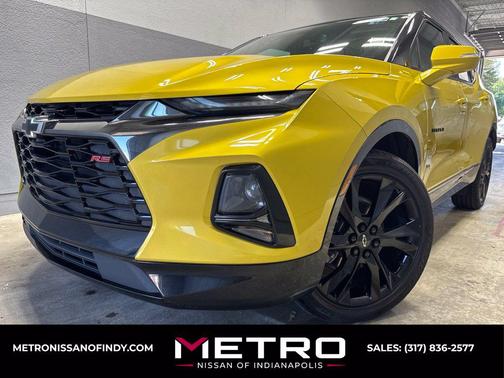 Nitro Yellow Metallic 2022 Chevrolet Blazer RS