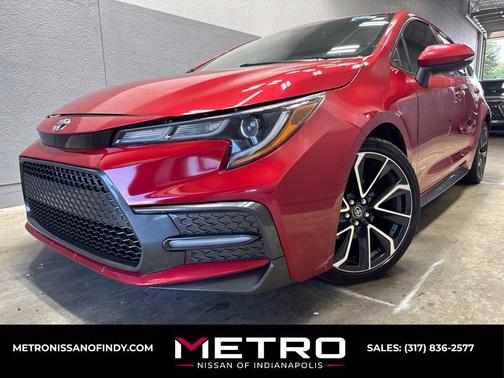 Barcelona Red Metallic 2021 Toyota Corolla XSE