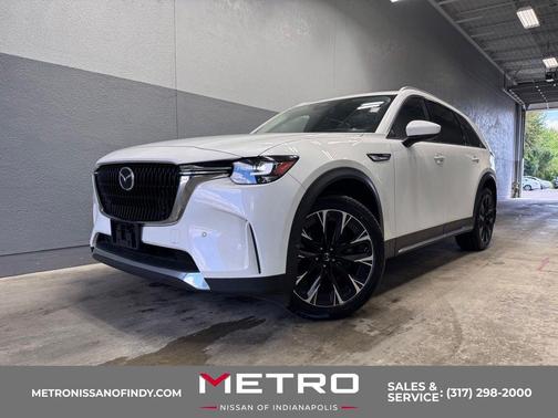 Rhodium White Premium 2024 Mazda CX-90 PHEV Premium