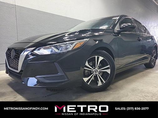 Super Black 2021 Nissan Sentra SV