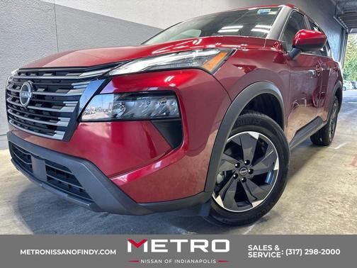 Scarlet Ember Tintcoat 2025 Nissan Rogue SV