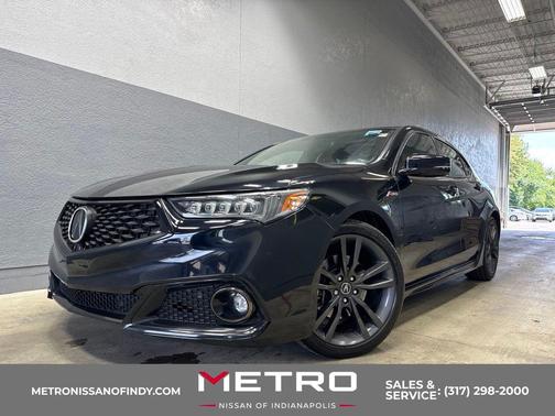Majestic Black Pearl 2020 Acura TLX Technology