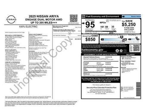 Black (P) 2025 Nissan ARIYA ENGAGE