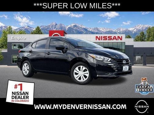Black 2025 Nissan Versa S