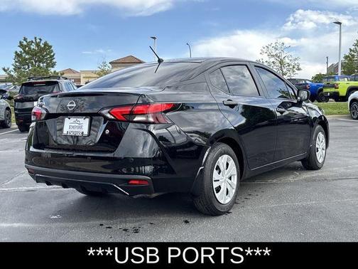 Black 2025 Nissan Versa S