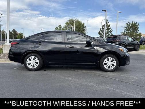 Black 2025 Nissan Versa S
