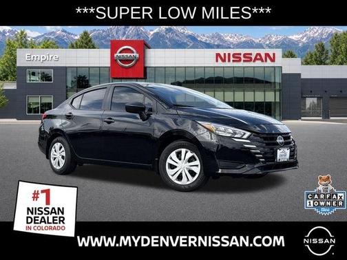 Black 2025 Nissan Versa S