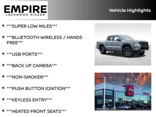 Boulder Gray Metallic 2025 Nissan Frontier PRO-4X