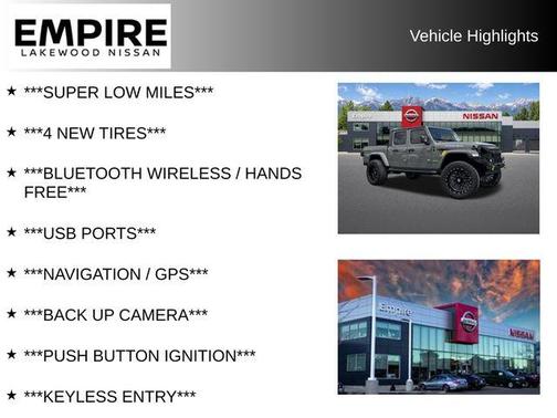Sting Gray Clearcoat 2022 Jeep Gladiator Sport
