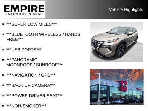 Champagne Silve 2026 Nissan Rogue Platinum
