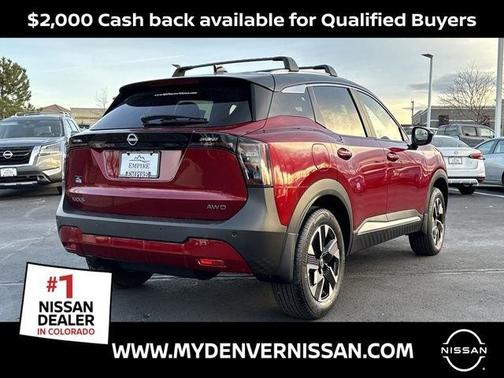 2t Red Blk Roof 2026 Nissan Kicks SV