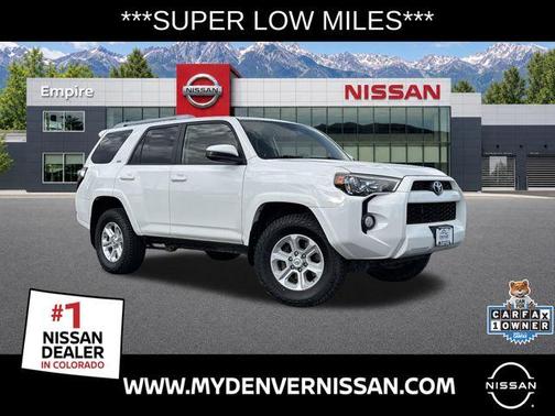 Super White 2016 Toyota 4Runner SR5