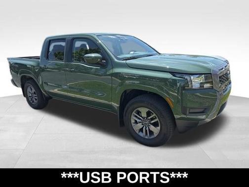 Tactical Green Metallic 2025 Nissan Frontier SV