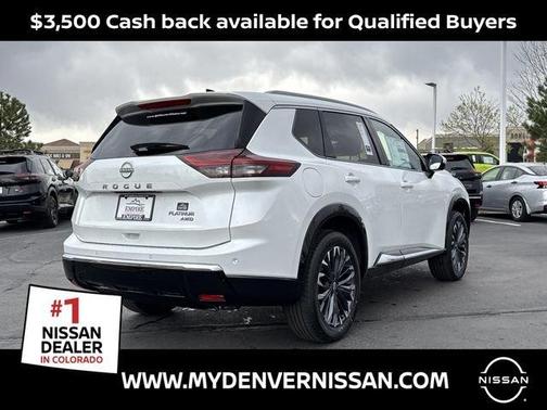 Everest White P 2026 Nissan Rogue Platinum