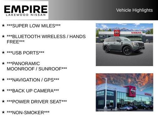 2t Alpine Metal 2025 Nissan Armada PRO-4X
