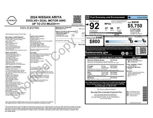 Black (P) 2024 Nissan ARIYA EVOLVE+
