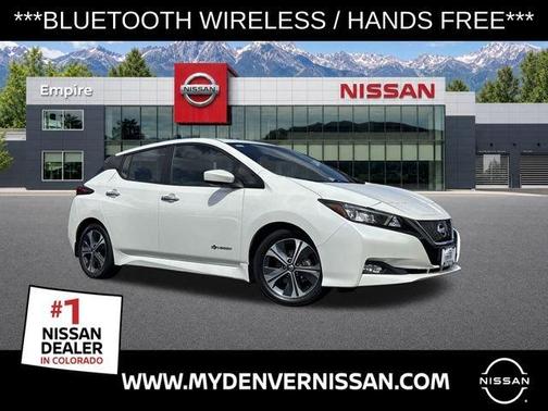 White 2019 Nissan Leaf SV