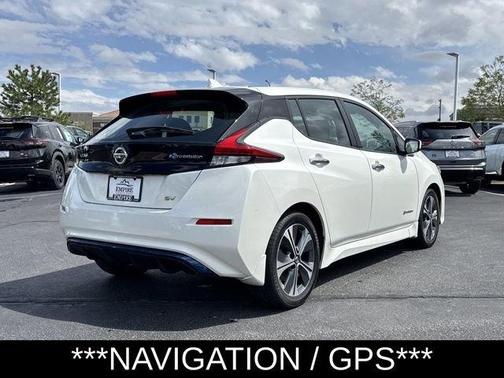 White 2019 Nissan Leaf SV