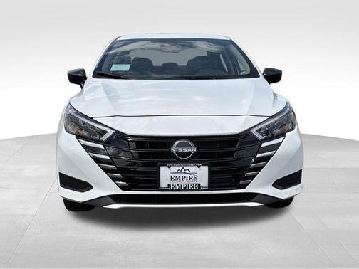 Cloud White 2025 Nissan Versa S