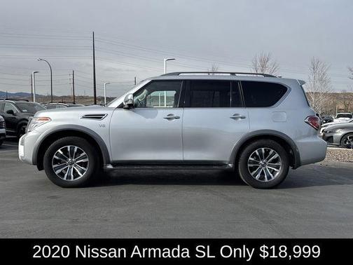 Brilliant Silver Metallic 2020 Nissan Armada SL