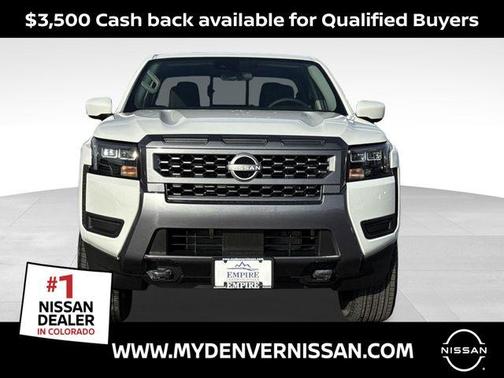 Glacier White 2026 Nissan Frontier SV
