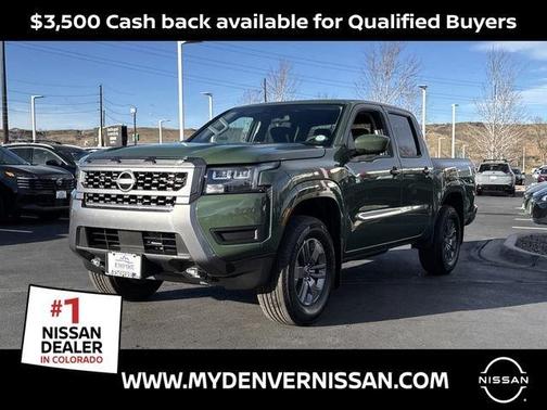 Green 2026 Nissan Frontier SV