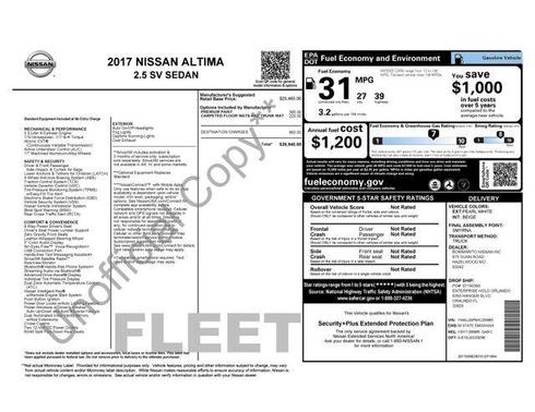 Pearl White 2017 Nissan Altima 2.5 SV
