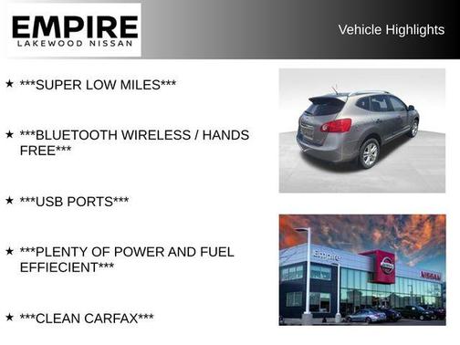 Platinum Graphite Metallic 2013 Nissan Rogue SV