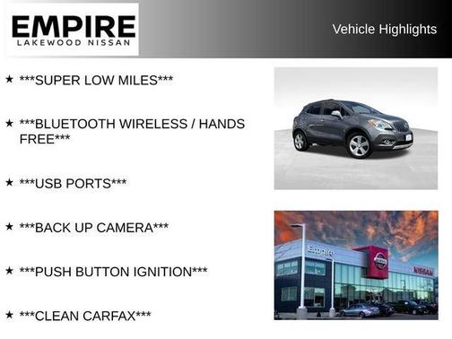 Satin Steel Gray Metallic 2015 Buick Encore Premium
