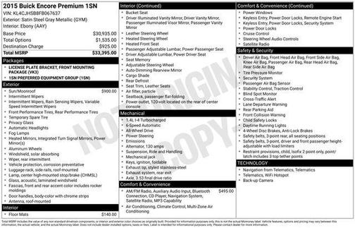 2015 Buick Encore Premium