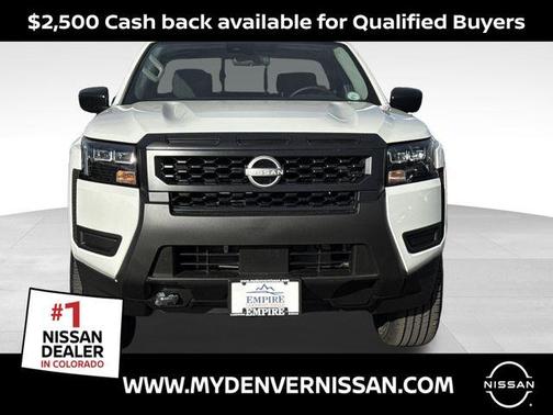 Glacier White 2026 Nissan Frontier S