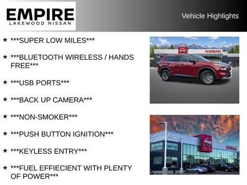 Scarlet Ember 2023 Nissan Rogue S