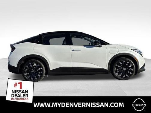 White / Black 2026 Nissan Leaf PLATINUM+