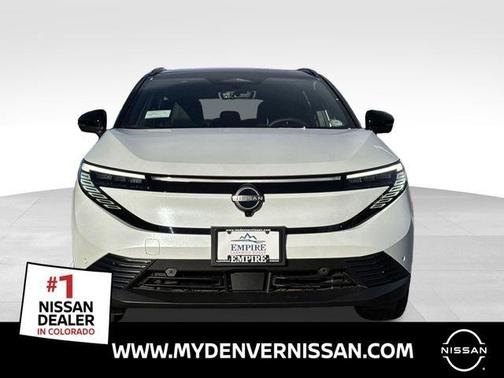 White / Black 2026 Nissan Leaf PLATINUM+