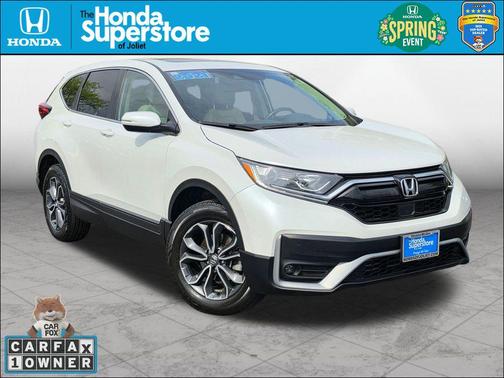 Platinum White Pearl 2021 Honda CR-V EX-L