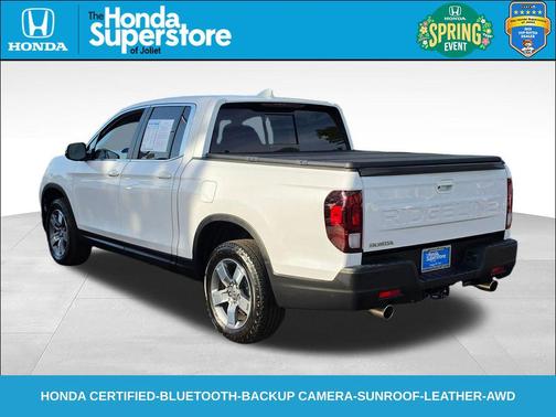 Platinum White Pearl 2024 Honda Ridgeline RTL