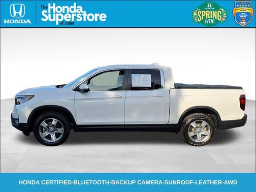 Platinum White Pearl 2024 Honda Ridgeline RTL